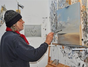 Ulf Petermann im Atelier