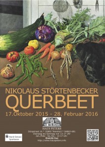 Plakat zur Ausstellung "Querbeet"